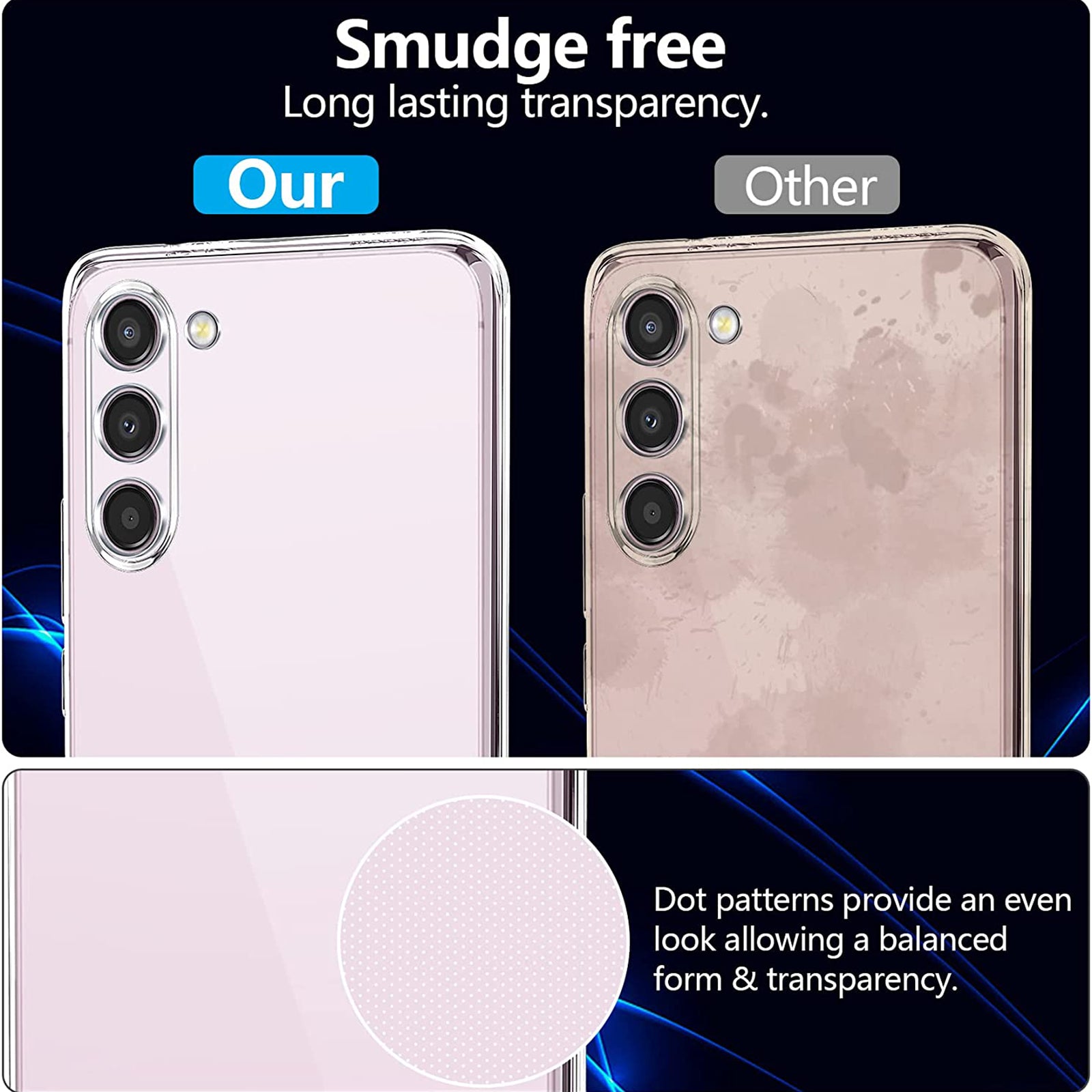 For Samsung Galaxy S23 Drop Protection TPU Phone Case Anti-fingerprint Cell Phone Cover For Samsung Galaxy S23 Drop Protection TPU Phone Case Anti-fingerprint Cell Phone Cover